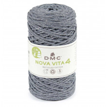 Nova Vita 4 Recyclinggarn - metallic grau 12