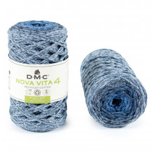 Nova Vita 4 Recyclinggarn - multicolor 177 blau