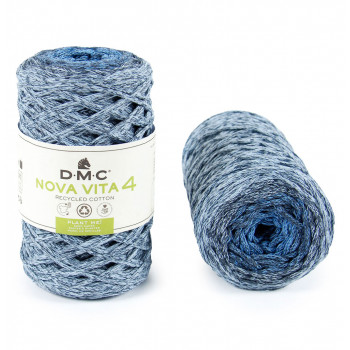 Nova Vita 4 Recyclinggarn - multicolor 177 blau