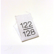 10 Größenlabel 122/128