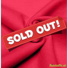 Reststück 39 cm Jersey rot