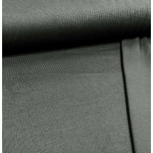 Doubleface-Strick-Interlock dunkelgrau