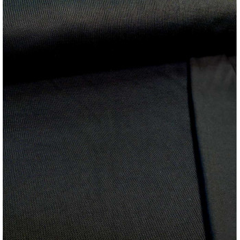 Doubleface-Strick-Interlock schwarz