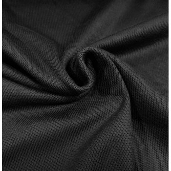 Doubleface-Strick-Interlock schwarz