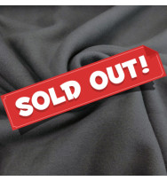 Reststück 64 cm Fleece dunkelgrau