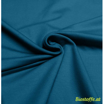 Stretch-Kuschelsweat blau