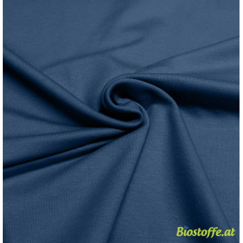 Stretch-Kuschelsweat indigo