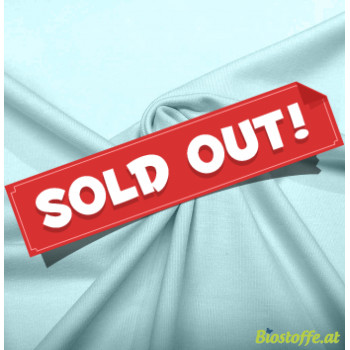 Reststück 26 cm Single Jersey eisblau