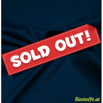 Reststück 27 cm Jersey navy