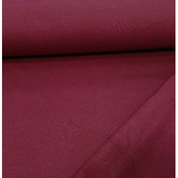 Stretch-Kuschelsweat dunkel-bordeaux