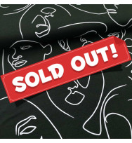 Reststück 70 cm Tencel-Jersey Faces