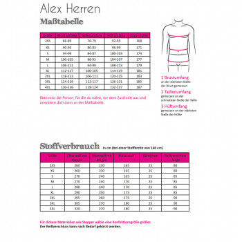 Schnittmuster Fadenkäfer Herren-Parka/Mantel Alex