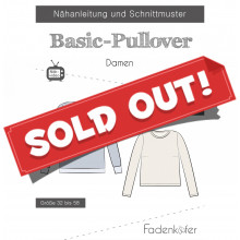 Schnittmuster Fadenkäfer Basic-Pullover Damen