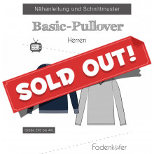 Schnittmuster Fadenkäfer Basic-Pullover Herren