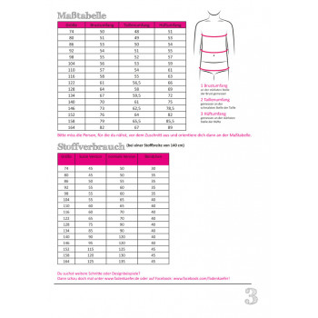 Schnittmuster Fadenkäfer Basic-Pullover Kinder