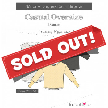 Schnittmuster Fadenkäfer Casual Oversize