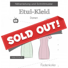 Schnittmuster Fadenkäfer Etui-Kleid Damen