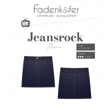 Schnittmuster Fadenkäfer Jeansrock Damen