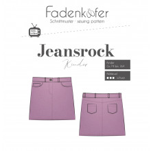 Schnittmuster Fadenkäfer Jeansrock Kinder