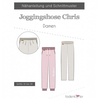 Schnittmuster Fadenkäfer Jogginghose Chris - Damen 