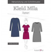 Schnittmuster Fadenkäfer Damenkleid Mila