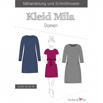 Schnittmuster Fadenkäfer Damenkleid Mila