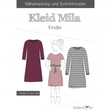 Schnittmuster Fadenkäfer Kinderkleid Mila
