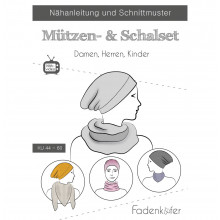 Schnittmuster Fadenkäfer Mützen- und Schalset