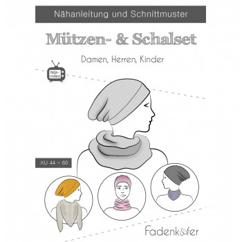 Schnittmuster Fadenkäfer Mützen- und Schalset