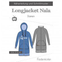 Schnittmuster Fadenkäfer Longjacket Nala Damen