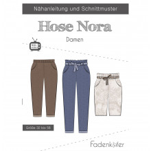 Schnittmuster Fadenkäfer Hose Nora Damen