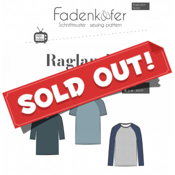 Schnittmuster Fadenkäfer Raglanshirt Herren