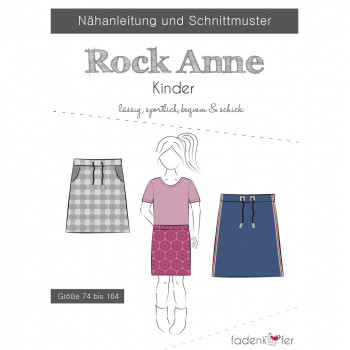 Schnittmuster Fadenkäfer Kinder-Rock Anne