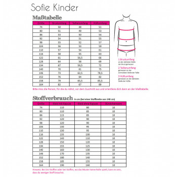 Schnittmuster Fadenkäfer Kinderkleid Sofie