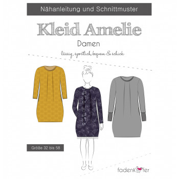 Schnittmuster Fadenkäfer Damenkleid Amelie