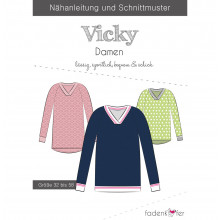 Schnittmuster Fadenkäfer Pullover Vicky Damen