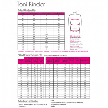 Schnittmuster Fadenkäfer Kinder-Hoodie Toni 