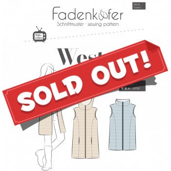 Schnittmuster Fadenkäfer Weste Damen