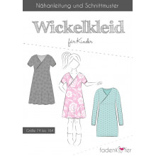 Schnittmuster Fadenkäfer Wickelkleid Kinder
