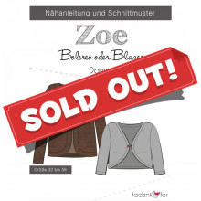 Schnittmuster Fadenkäfer Damen-Blazer/Bolero Zoe