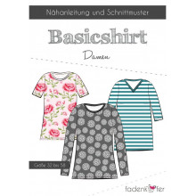Schnittmuster Fadenkäfer Basicshirt Damen