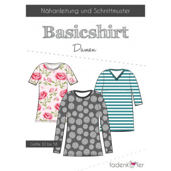 Schnittmuster Fadenkäfer Basicshirt Damen