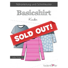 Schnittmuster Fadenkäfer Basicshirt Kinder
