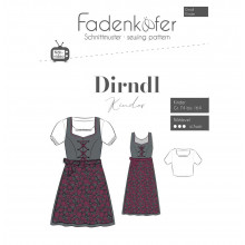 Schnittmuster Fadenkäfer Dirndl Kinder inklusive Bluse