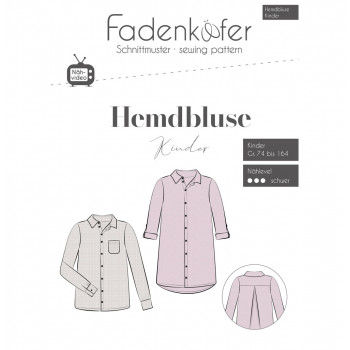 Schnittmuster Fadenkäfer Hemdbluse Kinder