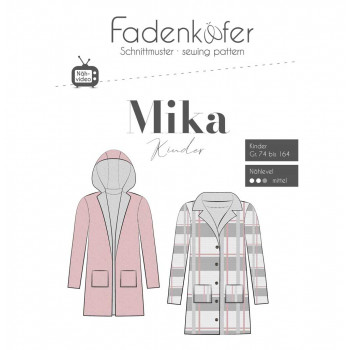Schnittmuster Fadenkäfer Mantel Mika Kinder