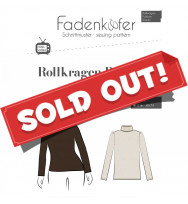 Schnittmuster Fadenkäfer Rollkragen Pullover Damen