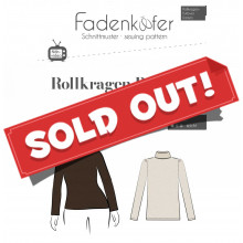 Schnittmuster Fadenkäfer Rollkragen Pullover Damen