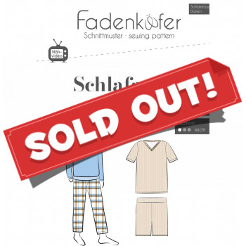Schnittmuster Fadenkäfer Schlafanzug Damen