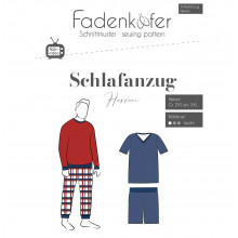 Schnittmuster Fadenkäfer Schlafanzug Herren